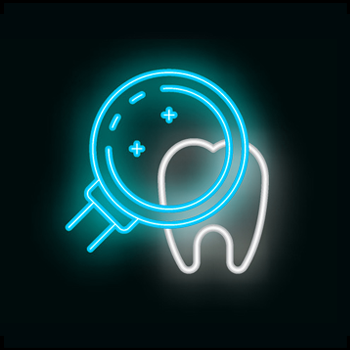 icon dental exam